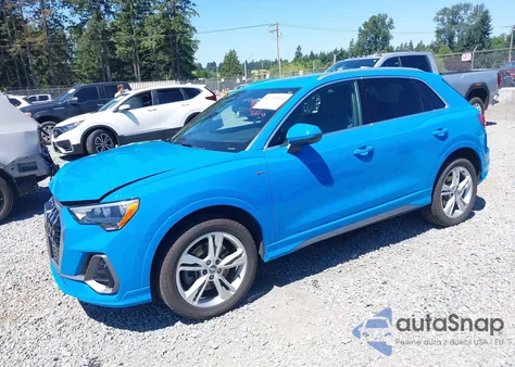 2020 Audi Q3 Premium 45 Tfsi S Line Quattro Tiptronic z USA, uszkodzony, nr VIN WA1DECF34L1048163
